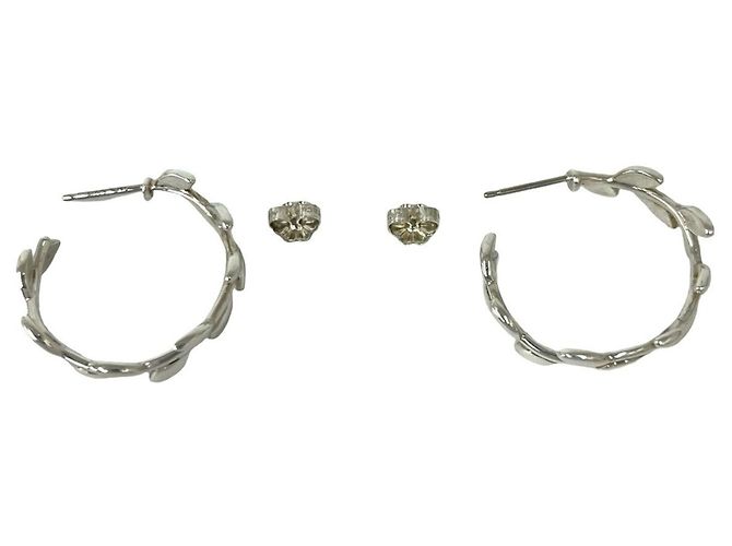 Tiffany & Co Tiffany Vintage Leaf Ohrringe Silber - Ansicht 7