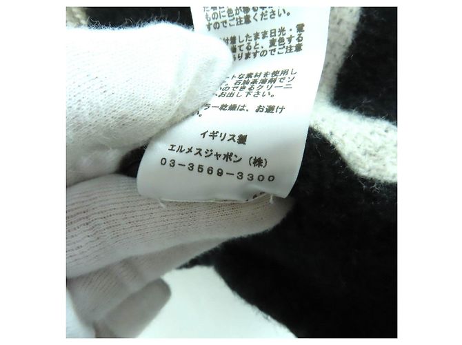 Hermès Hermes Avalon III Wollkissen Schwarz - Ansicht 9