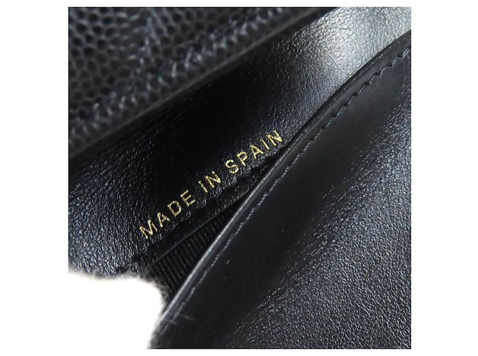 Timeless Cartera CHANEL COCO Mark Matelasse Caviar Negro - vista 12