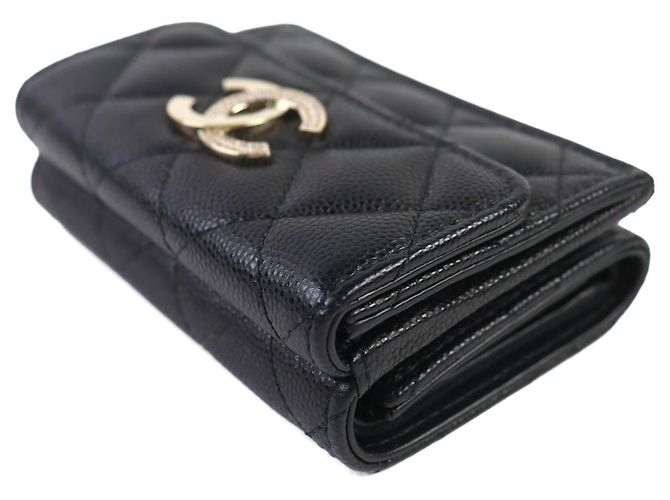 Timeless Cartera CHANEL COCO Mark Matelasse Caviar Negro - vista 4