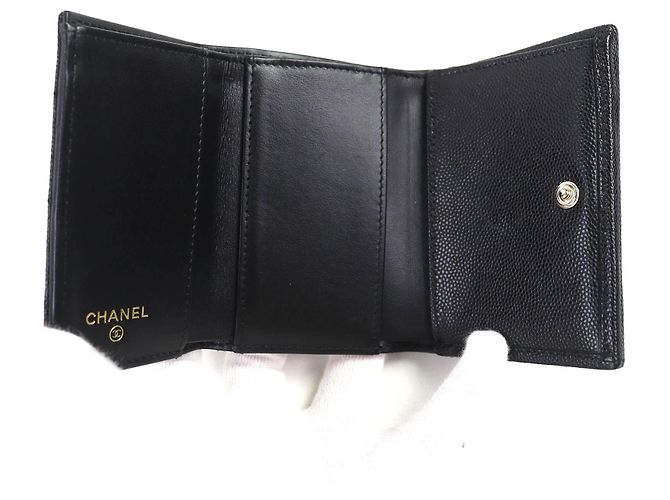 Timeless Cartera CHANEL COCO Mark Matelasse Caviar Negro - vista 6