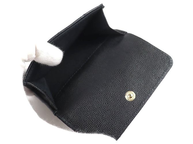 Timeless Cartera CHANEL COCO Mark Matelasse Caviar Negro - vista 8