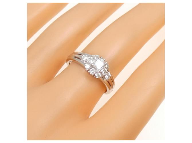 Autre Marque Pola Platinum Diamond Ring Silber - Ansicht 5