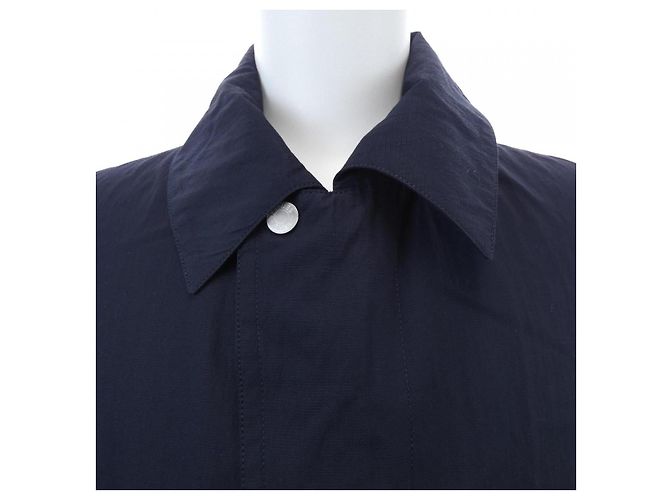 Hermès Giacca in pelle Hermes Blu Blu navy - vista 5