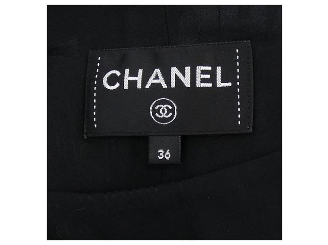 Timeless Mono de seda Chanel Negro - vista 5
