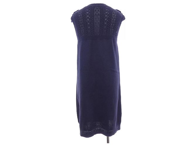 Timeless Chanel Kleid Blau Marineblau - Ansicht 2