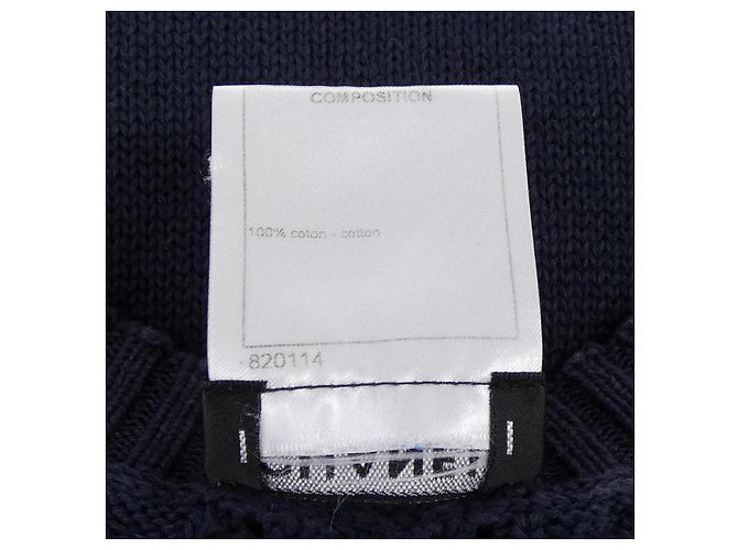 Timeless Chanel Kleid Blau Marineblau - Ansicht 3