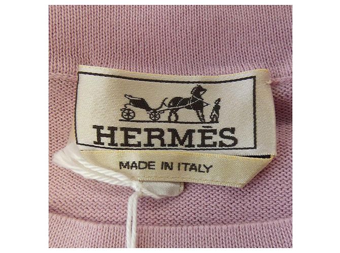 Hermès Punto de mezcla de cachemir Hermes Rosa - vista 4
