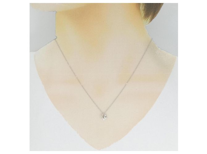 Autre Marque Collana in oro bianco Au750 e diamanti Argento - vista 6