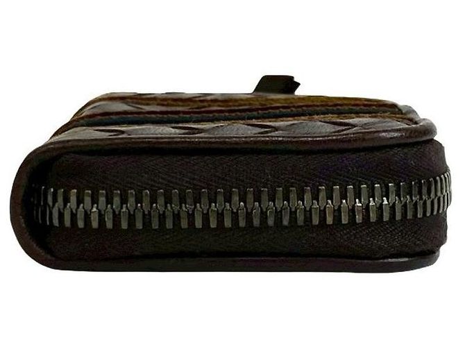 Monedero de cuero Bottega Veneta Castaño - vista 6