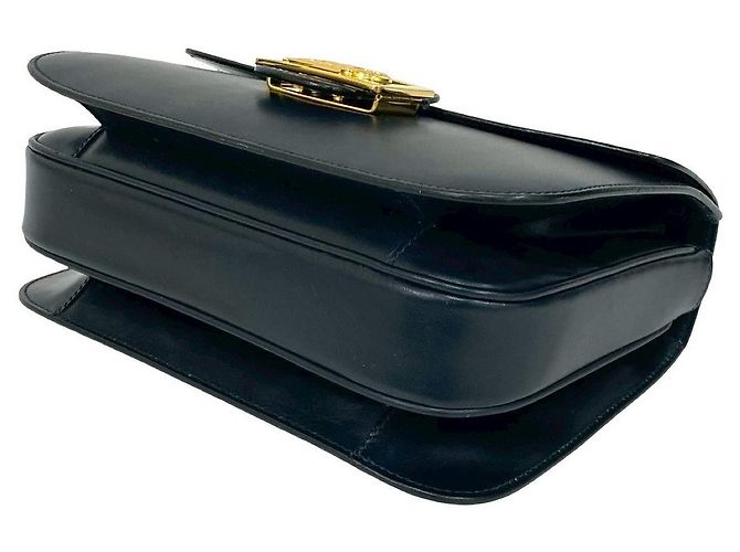 Céline Borsa in pelle di vitello Celine Blu - vista 9