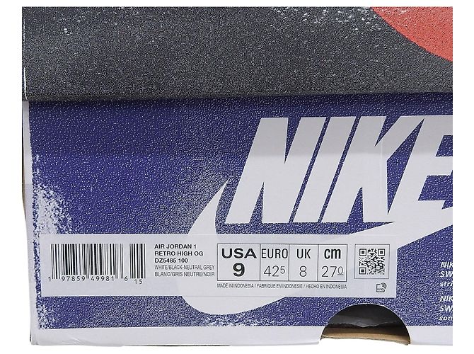 Autre Marque Zapatillas Nike AIR JORDAN 1 RETRO HIGH OG de corte alto Azul - vista 10