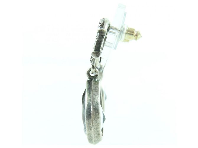 Timeless Chanel COCO Mark Bijou Ohrringe Silber - Ansicht 3
