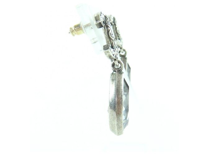 Timeless Chanel COCO Mark Bijou Ohrringe Silber - Ansicht 5