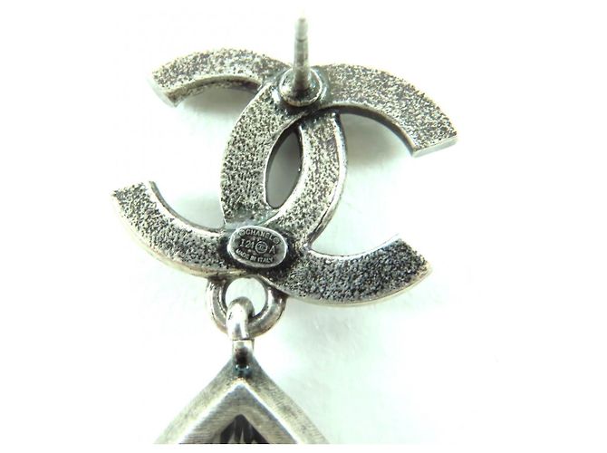Timeless Chanel COCO Mark Bijou Ohrringe Silber - Ansicht 7