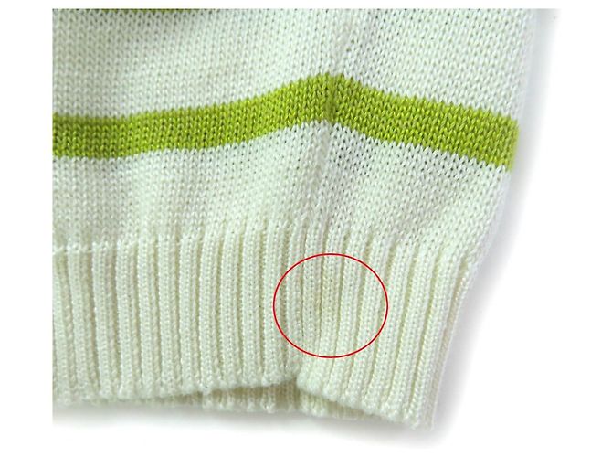 Top in seta lavorata a maglia Christian Dior Bianco - vista 9