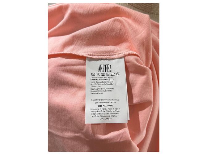 T-shirt Moschino Rosa com Urso e Strass - vista 6