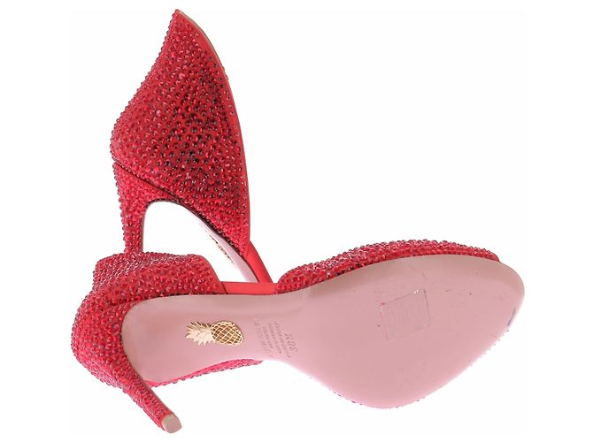 Aquazzura Rote Pumps mit Strass - Ansicht 7