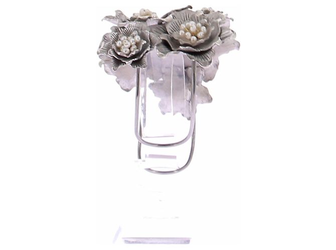 Autre Marque Bracciale manchette di perle Silvia Furmanovich Argento - vista 3