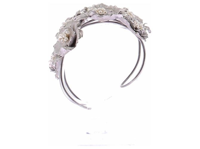 Autre Marque Bracciale manchette di perle Silvia Furmanovich Argento - vista 4