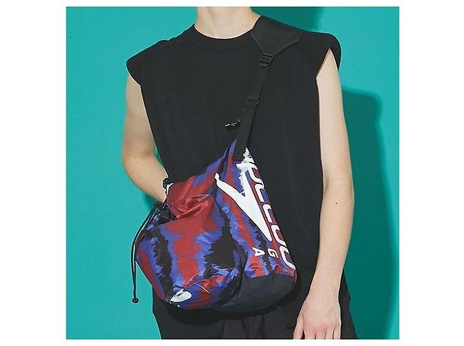 Autre Marque Borsa a tracolla Toga × Speedo Limited Rosso Blu navy - vista 3