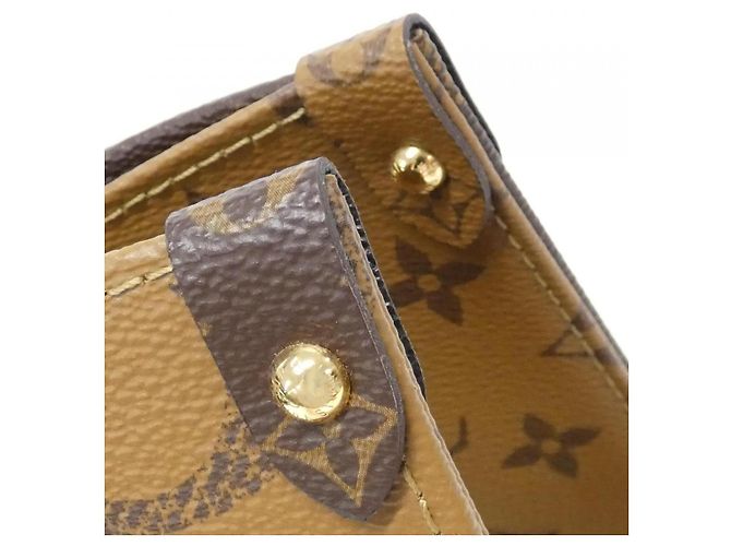 Borsa Louis Vuitton OnTheGo Monogram Giant Marrone - vista 4