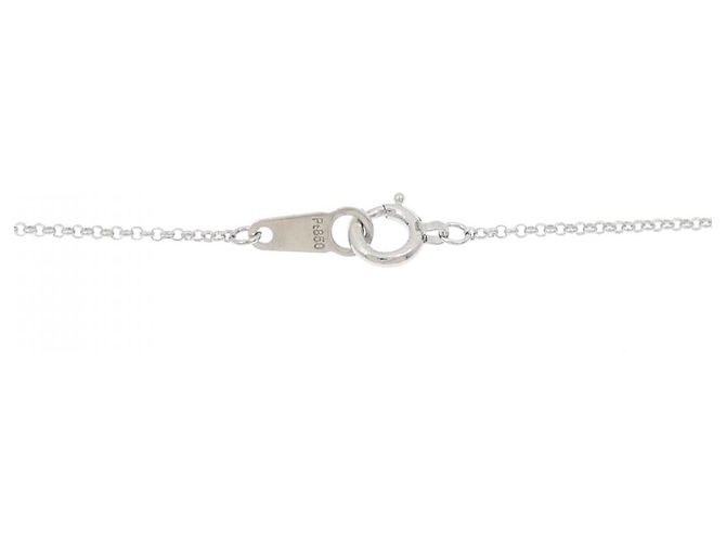 Autre Marque Collana con Diamanti Pt900/Pt850 Argento - vista 5