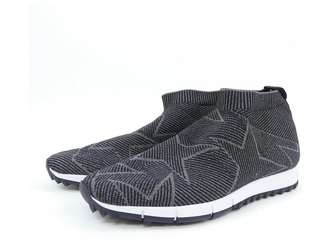 Sneakers Jimmy Choo Marrone Nero - vista 3