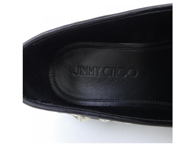 JIMMY CHOO Lederschuhe Schwarz - Ansicht 6