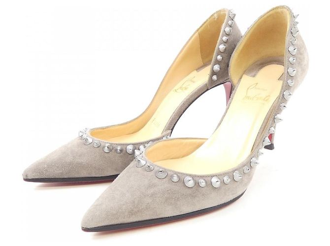 Décolleté Christian Louboutin Marrone - vista 3