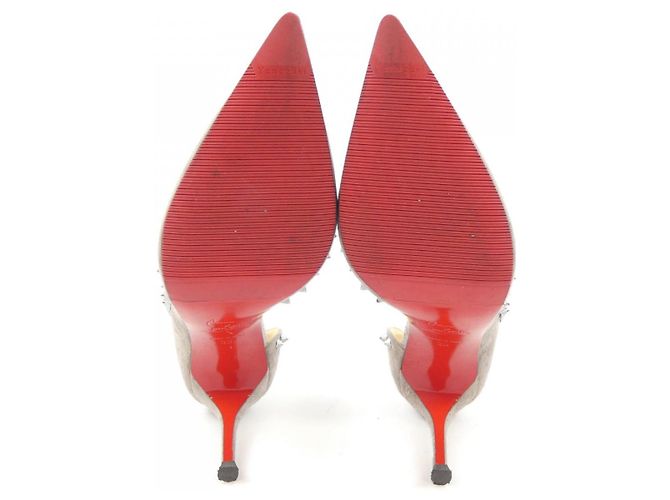 Décolleté Christian Louboutin Marrone - vista 4