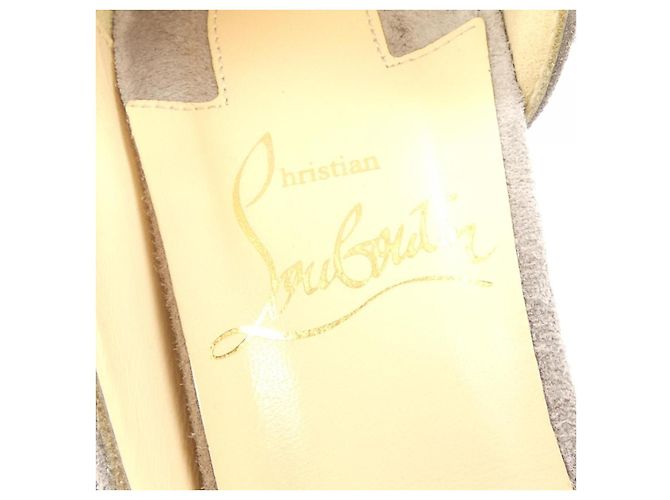 Décolleté Christian Louboutin Marrone - vista 6