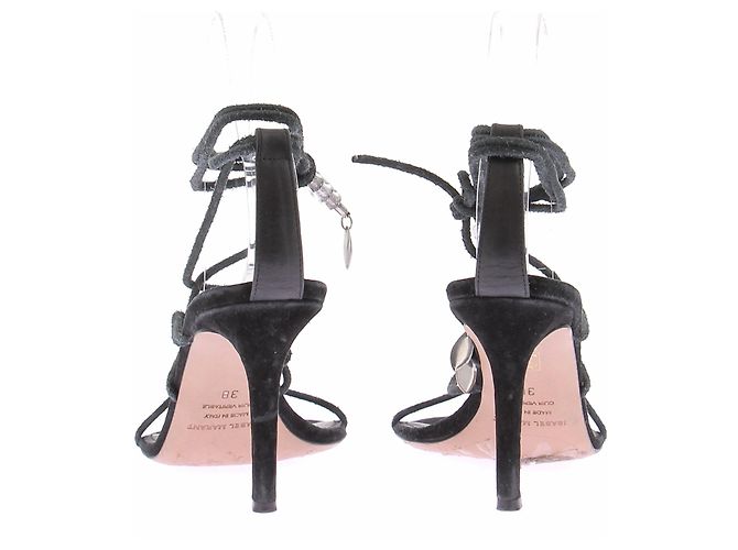 Isabel Marant Sandali neri con lacci - vista 5