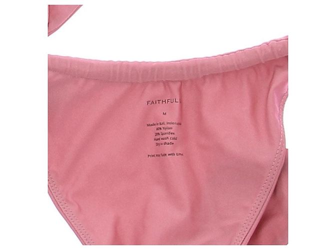Faithfull the Brand Bañador de dos piezas blanco Rosa - vista 6