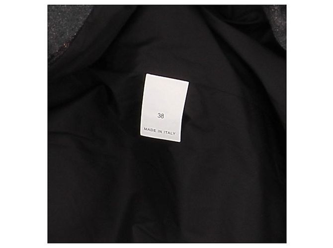 Brunello Cucinelli Karo-Blazer aus Wolle Grau - Ansicht 6