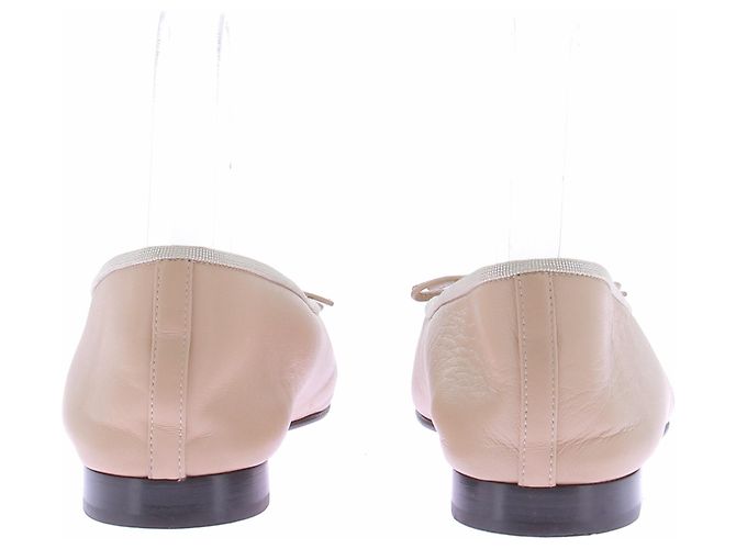 Chanel Ballerine Cambon beige e nere - vista 4
