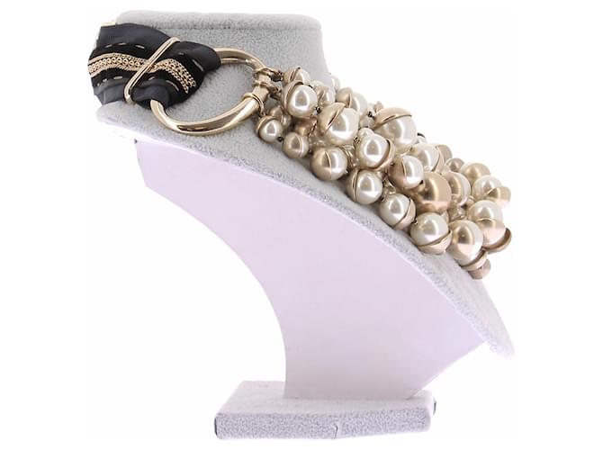 Collana Dior in perle dorata D'oro - vista 3