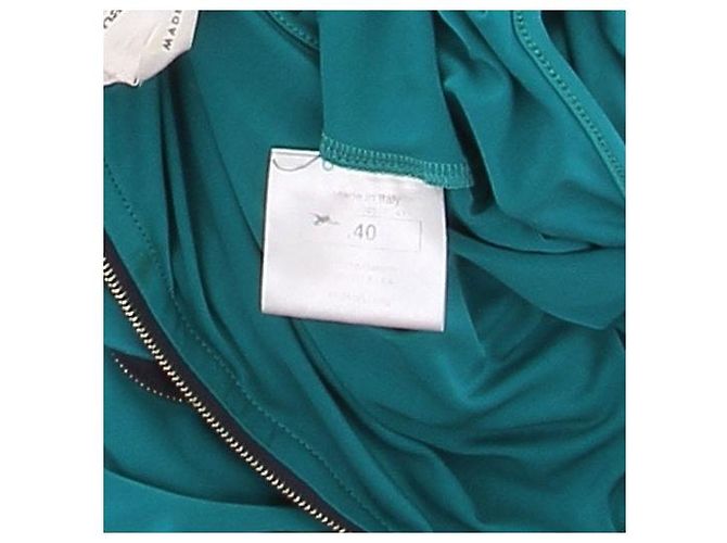 Emanuel Ungaro Seidenkleid Blau Größe 40 - Ansicht 5