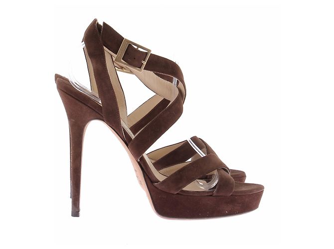 Jimmy Choo Sandali con tacco marroni Marrone - vista 2
