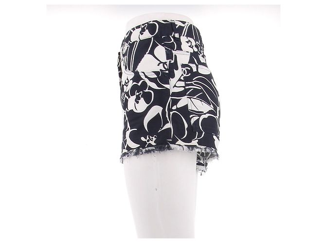 Chanel Short marino/blanco Azul marino - vista 3
