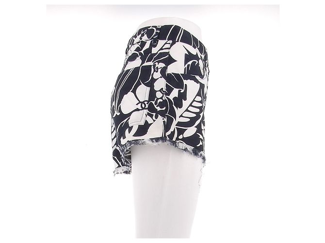 Chanel Short marino/blanco Azul marino - vista 4