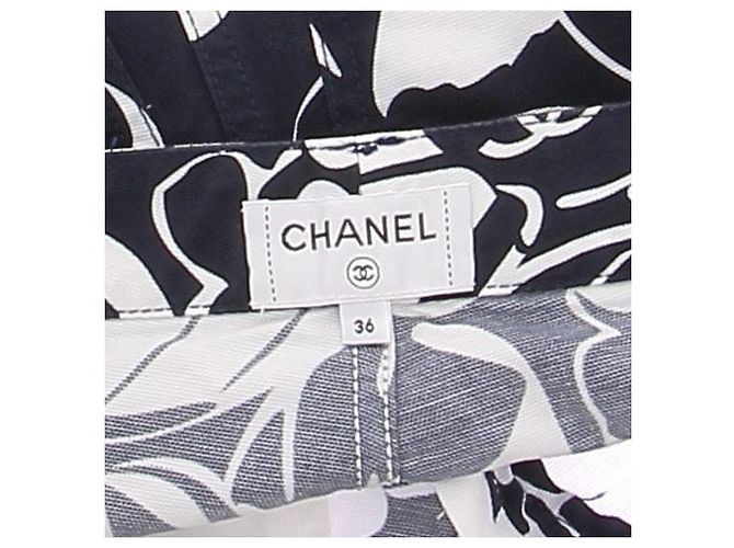 Chanel Short marino/blanco Azul marino - vista 7