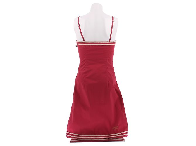 Vestido Moschino de algodón rojo Talla 36 Roja - vista 2