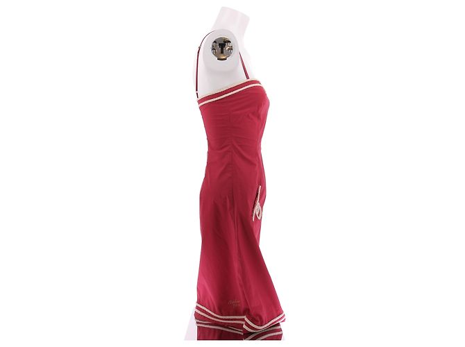 Vestido Moschino de algodón rojo Talla 36 Roja - vista 4