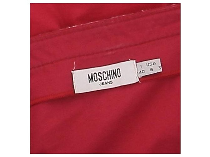 Vestido Moschino de algodón rojo Talla 36 Roja - vista 6