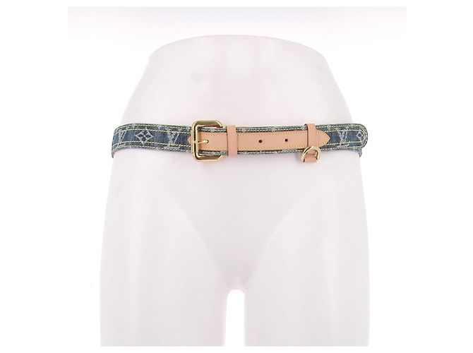 Louis Vuitton Denim Gürtel Blau 90 cm - Ansicht 3