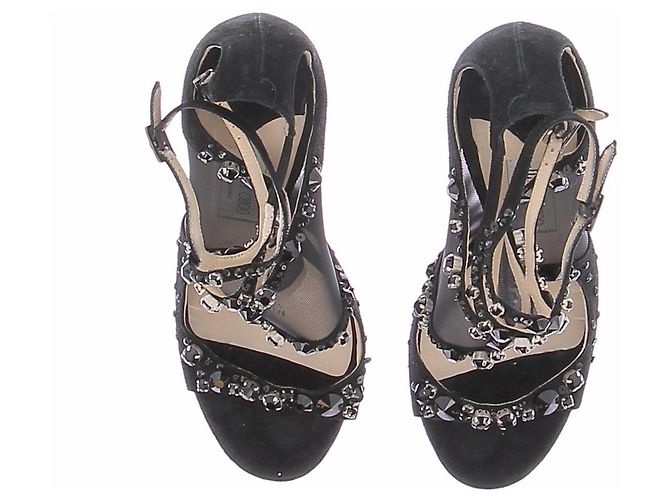 Jimmy Choo Sandali con tacco neri Nero - vista 3