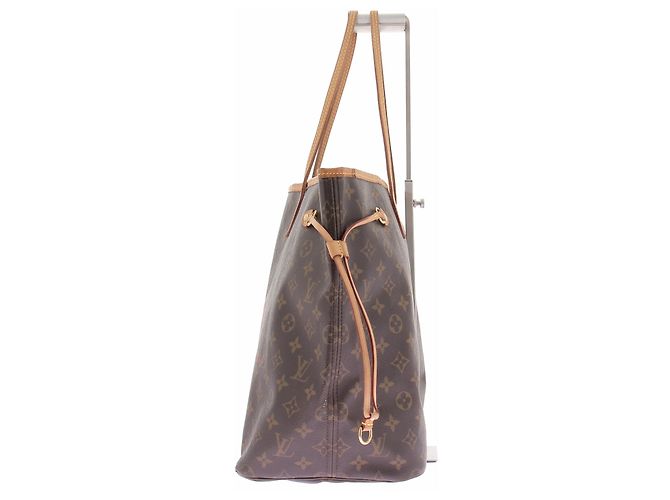 Louis Vuitton Neverfull aus beschichtetem Canvas Braun - Ansicht 3