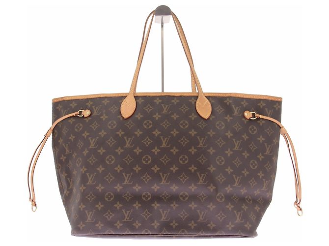 Louis Vuitton Neverfull aus beschichtetem Canvas Braun - Ansicht 5