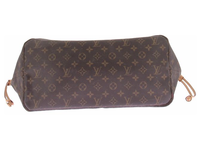 Louis Vuitton Neverfull aus beschichtetem Canvas Braun - Ansicht 6